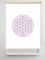 Preview: Rollo Blume des Lebens lila blanco